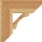 Ekena Millwork Legacy Slat Rough Sawn Bracket, Western Red Cedar, 6"W x 20"D x 20"H BKT06X20X20LEC06RWR - alternate 3